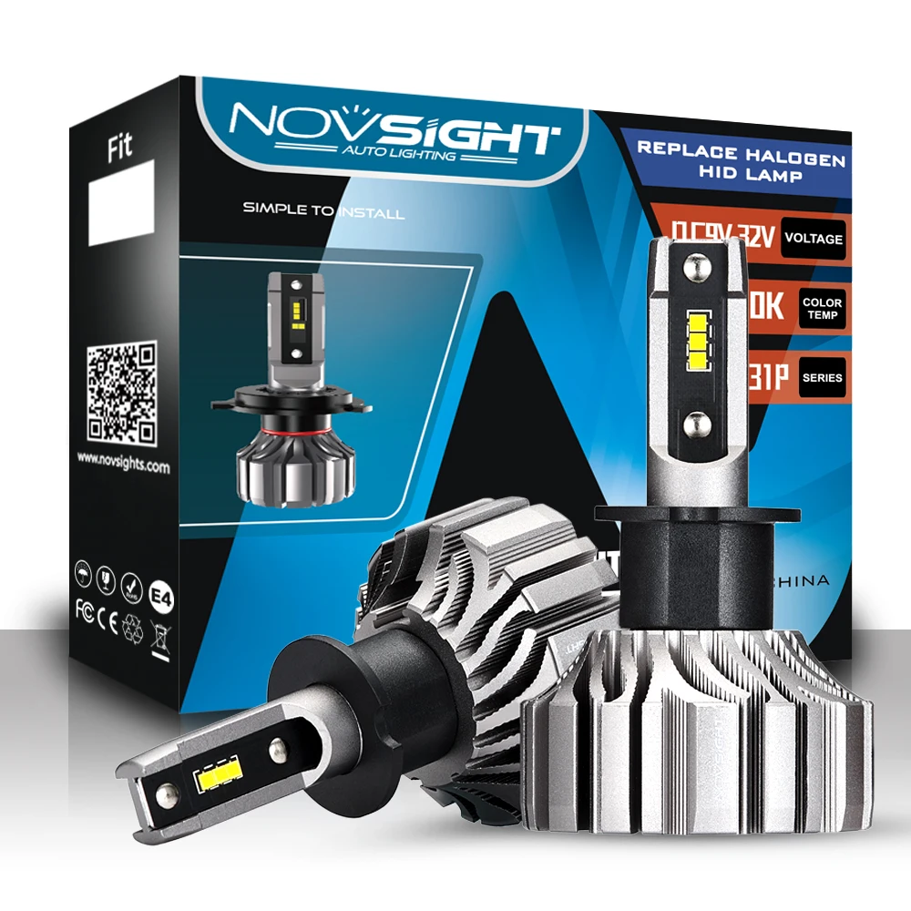 Novsight Super Bright Headlight Led H3 Car Led Headlight Led Bulb CSP 8000LM 6500K Car Headlight Bulb 50W Min size D40
Novsight Super Bright Headlight Led H3 Car Led Headlight Led Bulb CSP 8000LM 6500K Car Headlight Bulb 50W Min size D40