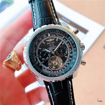 Breitling-Tourbillon Automatic Mechanical Movement Men's Luminous Fashion Trend Swiss Brand Mechanical Watch Calfskin Stainle
Breitling-Tourbillon Automatic Mechanical Movement Men's Luminous Fashion Trend Swiss Brand Mechanical Watch Calfskin Stainle