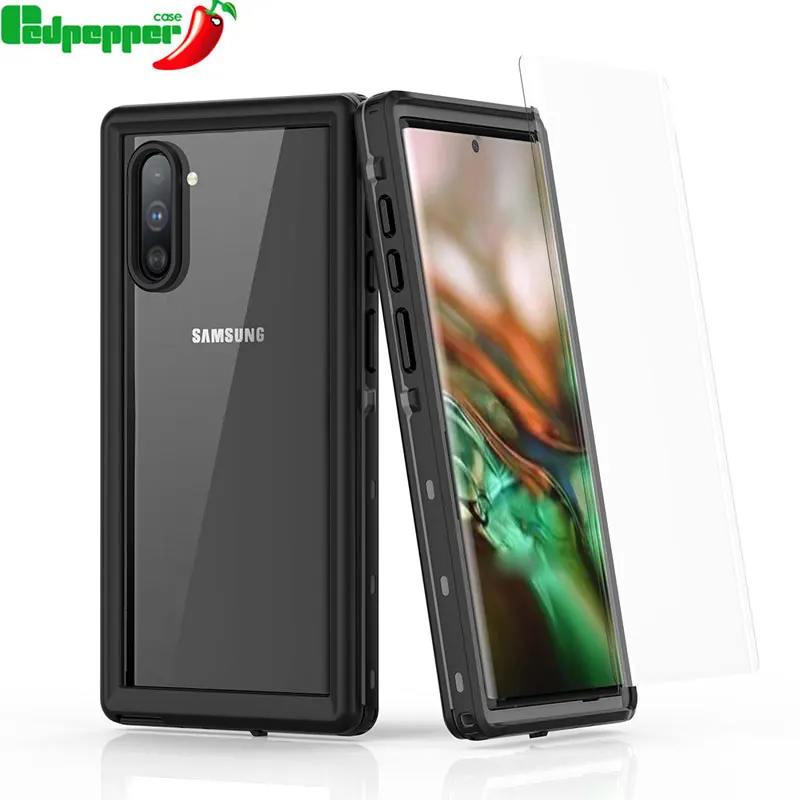 Redpepper Brand IP69K Super Waterproof Case For Samsung Galaxy Note 10 Plus Note10+ Shockproof Dropproof Phone Cover Cases
Redpepper Brand IP69K Super Waterproof Case For Samsung Galaxy Note 10 Plus Note10+ Shockproof Dropproof Phone Cover Cases