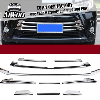 Car styling For Toyota Highlander 2018-2019 ABS car grill net chrome trims
Car styling For Toyota Highlander 2018-2019 ABS car grill net chrome trims