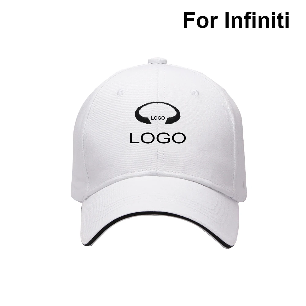 White Unisex Baseball Cap Car Logo Cotton Breathable Hat Fashion Adjustable Outdoor Sports Hat Sunhat Sun protection For Infinit
White Unisex Baseball Cap Car Logo Cotton Breathable Hat Fashion Adjustable Outdoor Sports Hat Sunhat Sun protection For Infinit