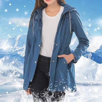 2020 Women Zipper Hoodies Jacket Coat Waterproof Slim Jacket Outdoor Hiking Clothes Autumn Winter Waterproof Hooded Raincoat
2020 Women Zipper Hoodies Jacket Coat Waterproof Slim Jacket Outdoor Hiking Clothes Autumn Winter Waterproof Hooded Raincoat