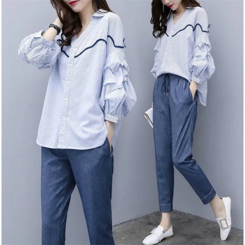 Fashion new women's suit two-piece office wear long-sleeved T-shirt tops+ trousers casual sportswear
Fashion new women's suit two-piece office wear long-sleeved T-shirt tops+ trousers casual sportswear