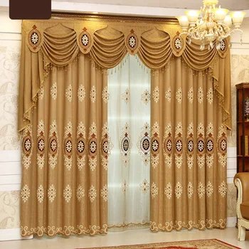 Brown or green Chenille Jacquard European luxury classic embroidery shade decorative curtains for sitting Room/Bedroom curtains
Brown or green Chenille Jacquard European luxury classic embroidery shade decorative curtains for sitting Room/Bedroom curtains