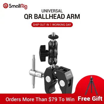 SmallRig Magic Arm Video Handlebar Camera Clamp with Ballhead Arm DSLR Camera Quick Release Clamp for Monitor Viewfinder 2161
SmallRig Magic Arm Video Handlebar Camera Clamp with Ballhead Arm DSLR Camera Quick Release Clamp for Monitor Viewfinder 2161