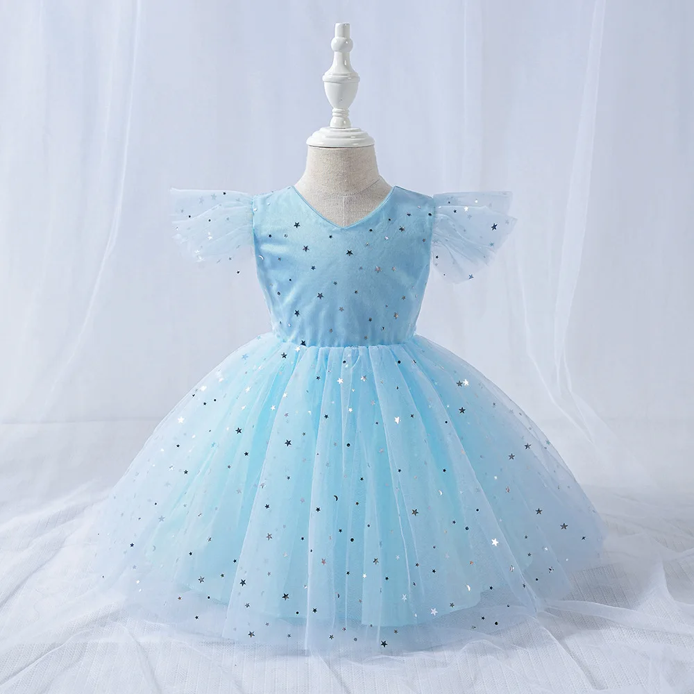 

Baby Girls Gifts Dress 1 Year Birthday Dress Girl Party Wedding Dress Tutu Princess Dress Clothes For Newborns Children vestidos