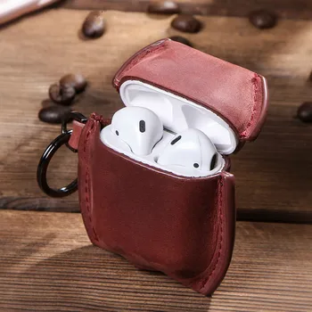 Funshion Lab leather wireless earphone protective cover case For airpods 2case with keychain Headphone cover
Funshion Lab leather wireless earphone protective cover case For airpods 2case with keychain Headphone cover