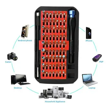 WINOMO 78 In 1 Combination Screwdriver Set Demagnetize Magnetize Manual Tool For Mobile Phone Computer Disassembly Maintenance
WINOMO 78 In 1 Combination Screwdriver Set Demagnetize Magnetize Manual Tool For Mobile Phone Computer Disassembly Maintenance