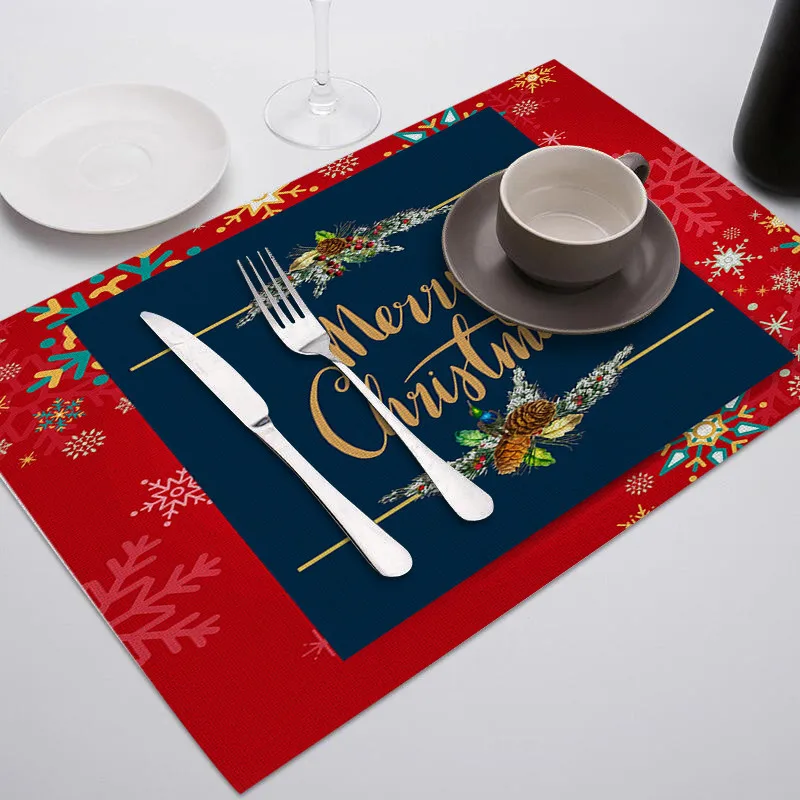 TTLIFE Festival Table Mat Christmas Letter Kitchen Decoration Placemat Table Napkin for Wedding Dining Accessories Table Mat
TTLIFE Festival Table Mat Christmas Letter Kitchen Decoration Placemat Table Napkin for Wedding Dining Accessories Table Mat