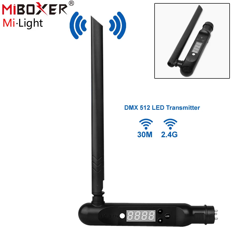 Miboxer DMX 512 LED Transmitter Ethernet 2.4G Milight Dmx Splitter Mi Light DMX512 Controller Work with Dmx Controller Console
Miboxer DMX 512 LED Transmitter Ethernet 2.4G Milight Dmx Splitter Mi Light DMX512 Controller Work with Dmx Controller Console
