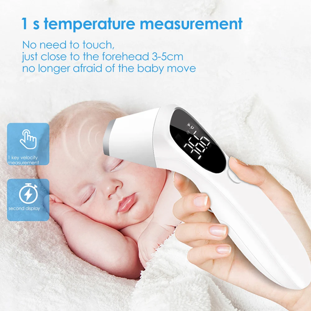 Digital Medical Infrared Thermometer Ear and Forehead Thermometer For Baby Children and Adults Fahrenheit
Digital Medical Infrared Thermometer Ear and Forehead Thermometer For Baby Children and Adults Fahrenheit