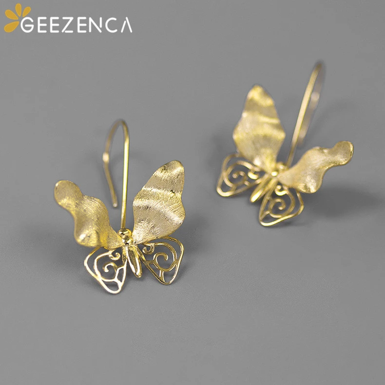 Trendy 925 Sterling Silver Hollow Butterflies Women's Earrings Original Design Drawing Process Drop Earrings Fine Jewelry Party
Trendy 925 Sterling Silver Hollow Butterflies Women's Earrings Original Design Drawing Process Drop Earrings Fine Jewelry Party