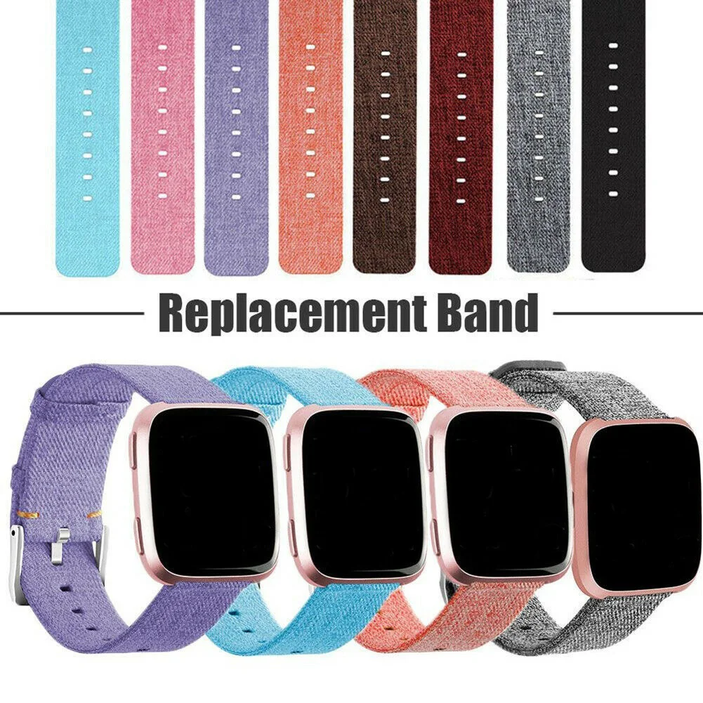 Replacement Canvas Strap Watch Sports Band Canvas Wristband Compatible For Fitbit Versa/Versa 2 For Men And Women Strong
Replacement Canvas Strap Watch Sports Band Canvas Wristband Compatible For Fitbit Versa/Versa 2 For Men And Women Strong
