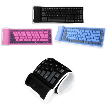 Wireless Bluetooth Keyboard Foldable Roll Up Silent 87key Keypads Soft Silicone Flexible Keyboard For PC Huawei IPhone Tablet
Wireless Bluetooth Keyboard Foldable Roll Up Silent 87key Keypads Soft Silicone Flexible Keyboard For PC Huawei IPhone Tablet