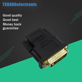 DVI-D Dual link Male 24 + 1 pin to HDMI Female 19 pin Adapter HDMI to DVI Gold Connector for diy electronics
DVI-D Dual link Male 24 + 1 pin to HDMI Female 19 pin Adapter HDMI to DVI Gold Connector for diy electronics