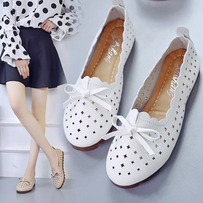 Hollow out Shoes Women's 2019 New Style Summer Moccosins Versatile Breathable Lazy Slip-on Low-Cut Grandma Shoes
Hollow out Shoes Women's 2019 New Style Summer Moccosins Versatile Breathable Lazy Slip-on Low-Cut Grandma Shoes
