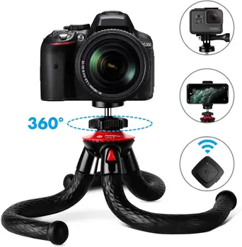 Fotopro Flexible Tripod with Bluetooth for Phone Waterproof Camera Tripod for GoPro Travel Tripod for Live Streaming Vlog Video
Fotopro Flexible Tripod with Bluetooth for Phone Waterproof Camera Tripod for GoPro Travel Tripod for Live Streaming Vlog Video
