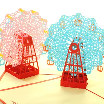 10PCS 3D Handmade Ferris Wheel Carving Birthday Card Practical Universal Greeing Invitations Cards Laser Cut Party FestivalLA300
10PCS 3D Handmade Ferris Wheel Carving Birthday Card Practical Universal Greeing Invitations Cards Laser Cut Party FestivalLA300