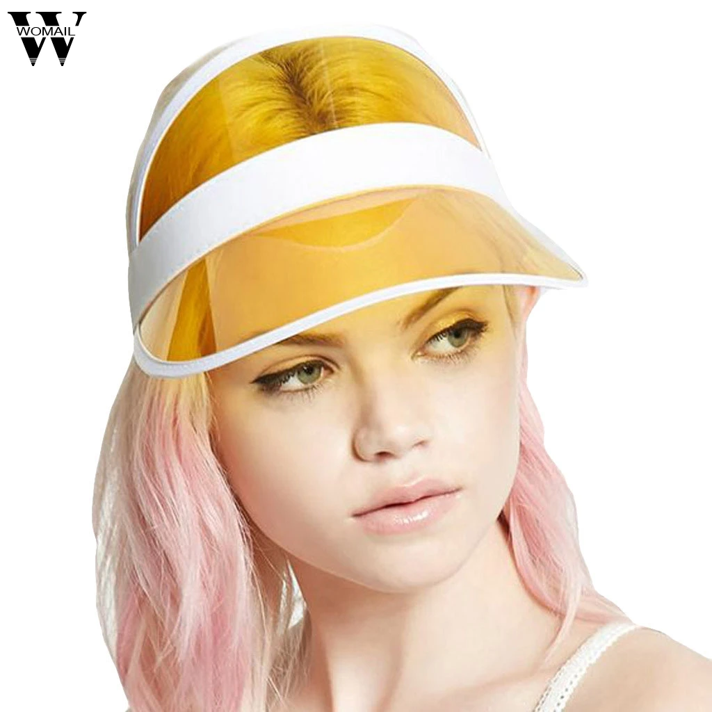 Womail Women Summer Empty Top Sun Visor Hat Plastic Panel UV Protection Adjustable Angle Large Wide Brim Motorcycle Beach Cap
Womail Women Summer Empty Top Sun Visor Hat Plastic Panel UV Protection Adjustable Angle Large Wide Brim Motorcycle Beach Cap