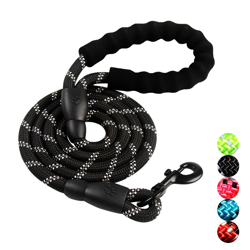 Pet Running Leash 1.5 Meters Durable and Tough Nylon Reflective Comfortable Padded Handle Heavy Duty Training Dog Walking Leash
Pet Running Leash 1.5 Meters Durable and Tough Nylon Reflective Comfortable Padded Handle Heavy Duty Training Dog Walking Leash