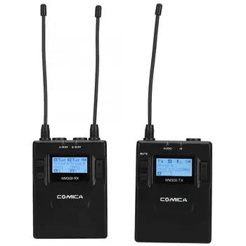 COMICA CVM-WM300C UHF96 1R1T 120m Wireless Microphone Transmitters Receiver Kit for DSLR Microphone Receiver Kit
COMICA CVM-WM300C UHF96 1R1T 120m Wireless Microphone Transmitters Receiver Kit for DSLR Microphone Receiver Kit