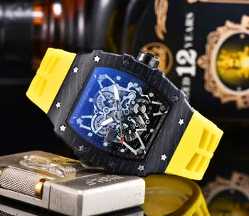 RM Richard Luxury Quartz Watches New Top Brand Mille Mens Automatic Watch Men's Designer Wristwacth Water Resistant Reloj Hombre
RM Richard Luxury Quartz Watches New Top Brand Mille Mens Automatic Watch Men's Designer Wristwacth Water Resistant Reloj Hombre