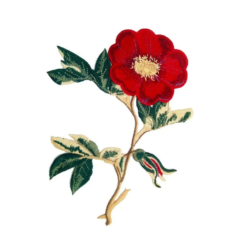 Новые милые красочные с цветочным узором в виде роз Отделка: аппликация цветы из