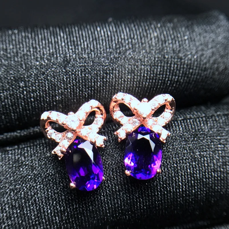 Special sale of Natural Amethyst Earrings 925 Sterling Silver with certificate fashion classic
Special sale of Natural Amethyst Earrings 925 Sterling Silver with certificate fashion classic