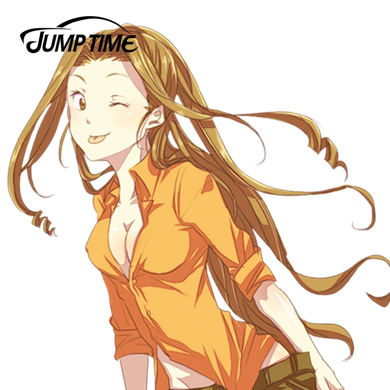 JumpTime 13 см x 12 6 3D автомобильный Стайлинг Digimon аниме JDM Tachikawa Mimi сексуальная девушка