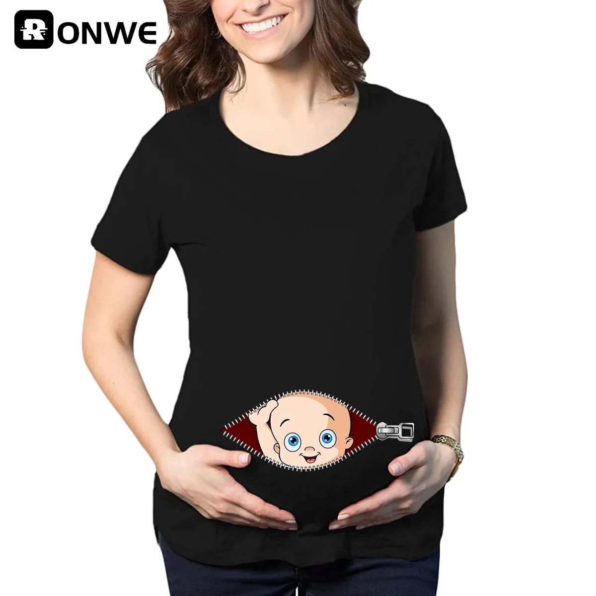 Zipper Baby Loading Women Pregnant Funny T Shirt Girl Maternity Pregnancy Announcement Shirt New Mom Clothes,Drop Ship
Zipper Baby Loading Women Pregnant Funny T Shirt Girl Maternity Pregnancy Announcement Shirt New Mom Clothes,Drop Ship