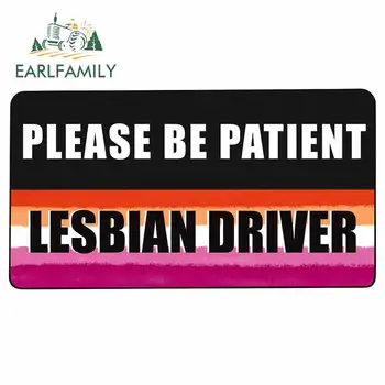 EARLFAMILY 13cm x 7.2m for Please Be Patient Lesbian Driver Motorcycle Car Stickers Surfboard Windshield Decal RV Vinyl Car Wrap
EARLFAMILY 13cm x 7.2m for Please Be Patient Lesbian Driver Motorcycle Car Stickers Surfboard Windshield Decal RV Vinyl Car Wrap