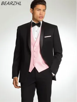 custom made suits men tuxedo 3 piece suit wedding groom wear black 2020
custom made suits men tuxedo 3 piece suit wedding groom wear black 2020