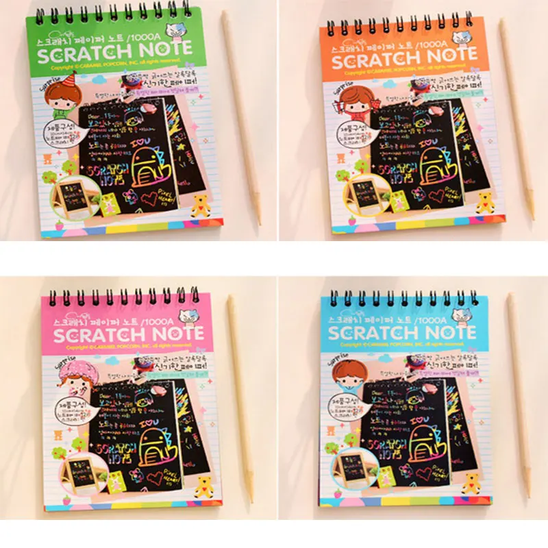 1Pc Magic Scratch Book Art Doodle Pad Sand Painting Cards Early Educational Learning Creative Drawing Chirsmas Toys for Children
1Pc Magic Scratch Book Art Doodle Pad Sand Painting Cards Early Educational Learning Creative Drawing Chirsmas Toys for Children