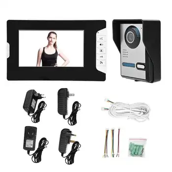 7 Inch Video Door Doorbell Intercom Kit Monitor Night Vision Rainproof Smart Doorbell Kit Hot Sale
7 Inch Video Door Doorbell Intercom Kit Monitor Night Vision Rainproof Smart Doorbell Kit Hot Sale
