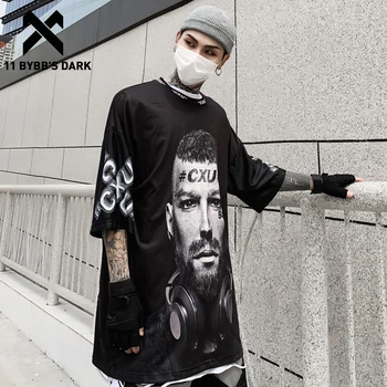 11 BYBB'S DARK Character Head Print Hip Hop Tees Shirts Fashion Men 2020 summer Streetwear Oversize Tshirt Short Sleeves Black
11 BYBB'S DARK Character Head Print Hip Hop Tees Shirts Fashion Men 2020 summer Streetwear Oversize Tshirt Short Sleeves Black