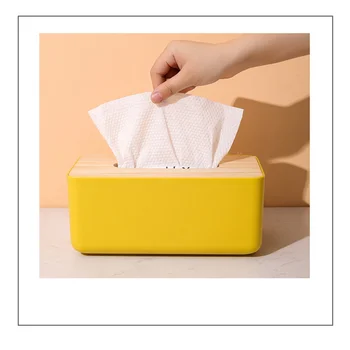 1Pc Rectangle Napkin Case Plastic Tissue Box with Removable Wood Cover Simple Paper Extraction Draw-out Tissue Holder for Home C
1Pc Rectangle Napkin Case Plastic Tissue Box with Removable Wood Cover Simple Paper Extraction Draw-out Tissue Holder for Home C