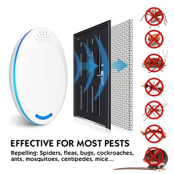 Ultrasonic Mosquito Repellent Electronic Mosquito Killer Plug-in Anti-Mosquito Device Rodent Device Home Wave Insect Repellent
Ultrasonic Mosquito Repellent Electronic Mosquito Killer Plug-in Anti-Mosquito Device Rodent Device Home Wave Insect Repellent
