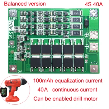 2 pcs/set 3S 40A/ 4S 40A 7.4V-16.8V 18650 Lithium Battery Protection Board BMS Board Standard Balance
2 pcs/set 3S 40A/ 4S 40A 7.4V-16.8V 18650 Lithium Battery Protection Board BMS Board Standard Balance