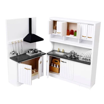Luxury White Wooden Cabinet Refrigerator Fridge Furniture for 1/12 Dolls House Kitchen Dinning Room Decoration
Luxury White Wooden Cabinet Refrigerator Fridge Furniture for 1/12 Dolls House Kitchen Dinning Room Decoration