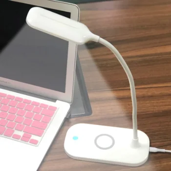 2 In 1 LED Table Desk Lamp Multi-Function Reading Light with DC 5/9V Wireless Charger USB Charging Port For Mobile Phone Charge
2 In 1 LED Table Desk Lamp Multi-Function Reading Light with DC 5/9V Wireless Charger USB Charging Port For Mobile Phone Charge