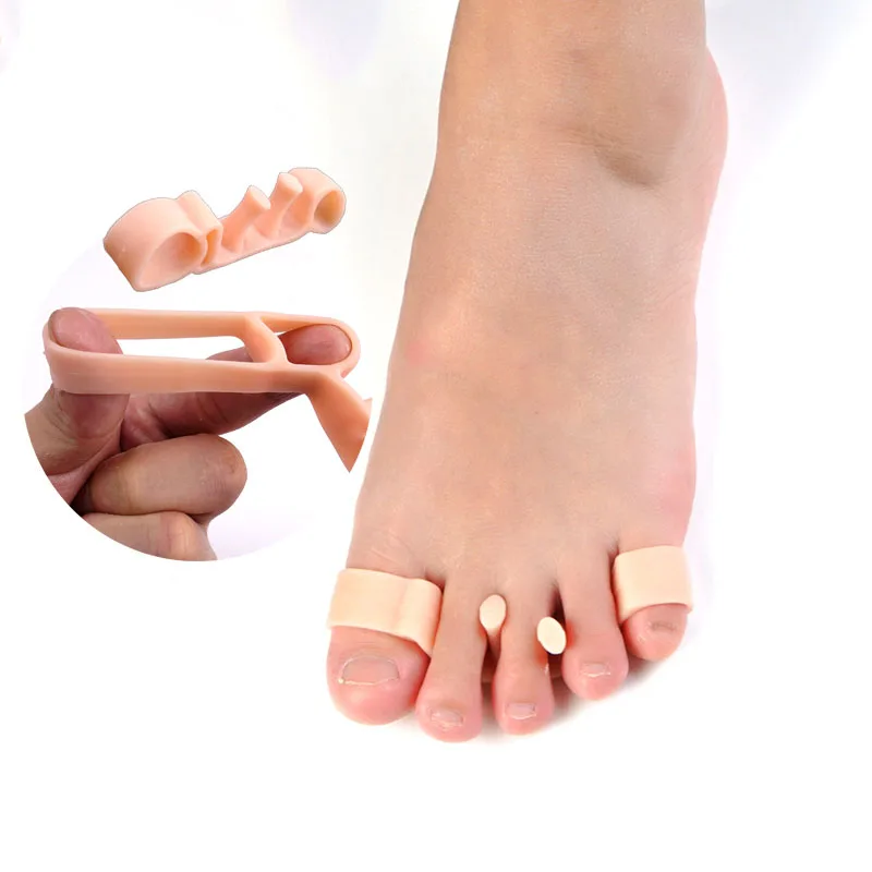 2pcs Hallux Valgus Bunion Orthosis Silicone Toe Separator Big Toe Overlapped Toe Divider Pedicure Orthopaedic Foot Care Tool
2pcs Hallux Valgus Bunion Orthosis Silicone Toe Separator Big Toe Overlapped Toe Divider Pedicure Orthopaedic Foot Care Tool