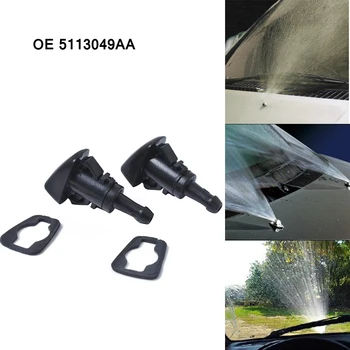 OE 5113049AA Water Jet Nozzle Washer 1 Pair Windshield Wiper Washer Jet Nozzle Spray for Chrysler for Dodge Jeep Car
OE 5113049AA Water Jet Nozzle Washer 1 Pair Windshield Wiper Washer Jet Nozzle Spray for Chrysler for Dodge Jeep Car
