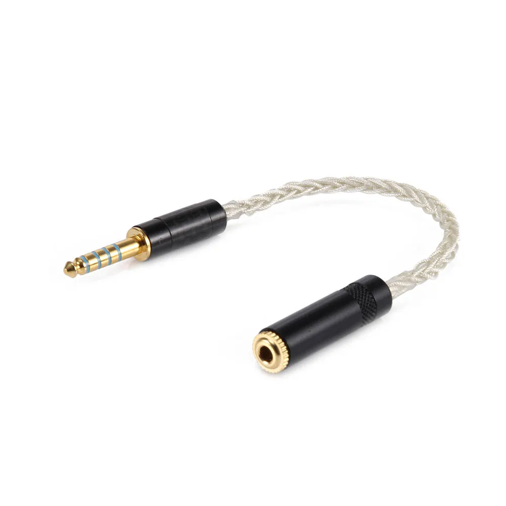 

20cm 4.4mm Male to 3.5mm Female Balanced Cable Connector Audio Adapter for Sony WM1A/1Z AK T8iE MKII ING-SHIPPING