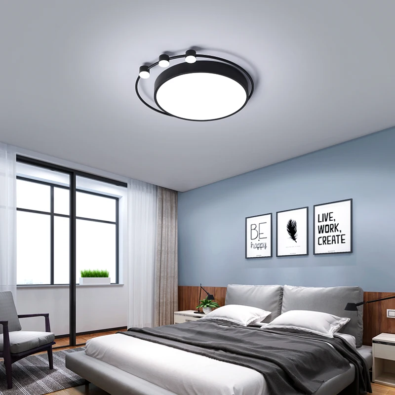 Round Acrylic Led Ceiling Light for Bedroom Restaurant Study Wedding Decoration White Black Iron Painted Ceiling Mount Lamp
Round Acrylic Led Ceiling Light for Bedroom Restaurant Study Wedding Decoration White Black Iron Painted Ceiling Mount Lamp