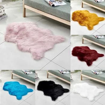 Wool Imitation Sheepskin Rugs Faux Non Slip Bedroom Shaggy Carpet Mats
Wool Imitation Sheepskin Rugs Faux Non Slip Bedroom Shaggy Carpet Mats