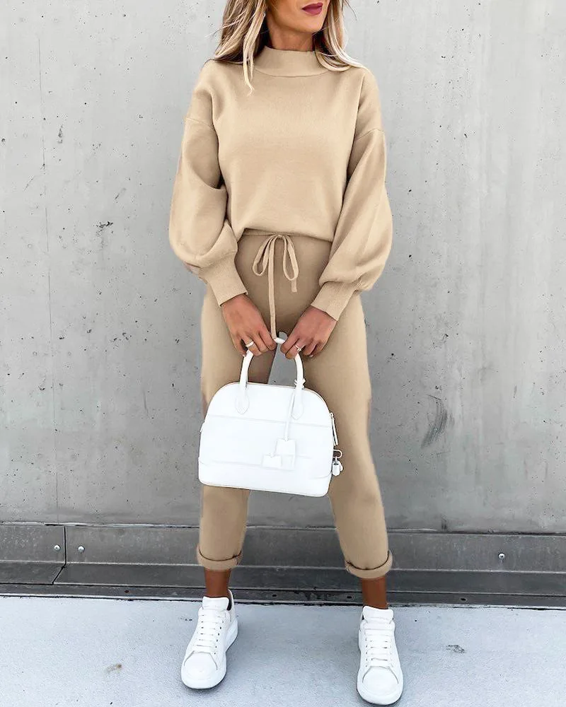 Autumn Winter Two 2 Piece Sets Tracksuit Women 2020 Solid Pullover Hoodie Long Pants Sweatshirt Suit Sportwear Womens Outfits 
Autumn Winter Two 2 Piece Sets Tracksuit Women 2020 Solid Pullover Hoodie Long Pants Sweatshirt Suit Sportwear Womens Outfits