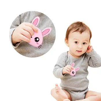 Baby Tooth Gum Cartoon Shape Colorful Silicone Molar Stick Training Tooth Toy 3 color
Baby Tooth Gum Cartoon Shape Colorful Silicone Molar Stick Training Tooth Toy 3 color