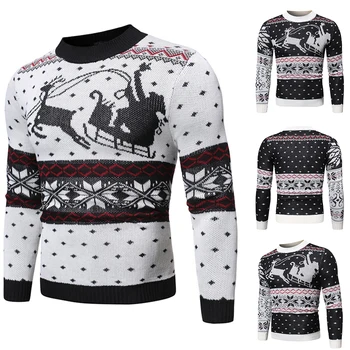 Men Elk Christmas Pullovers Casual Men Autumn Winter Wool Sweaters O-neck Long Sleeve Knitted Sweaters Warm Wool Coats Knitwears
Men Elk Christmas Pullovers Casual Men Autumn Winter Wool Sweaters O-neck Long Sleeve Knitted Sweaters Warm Wool Coats Knitwears