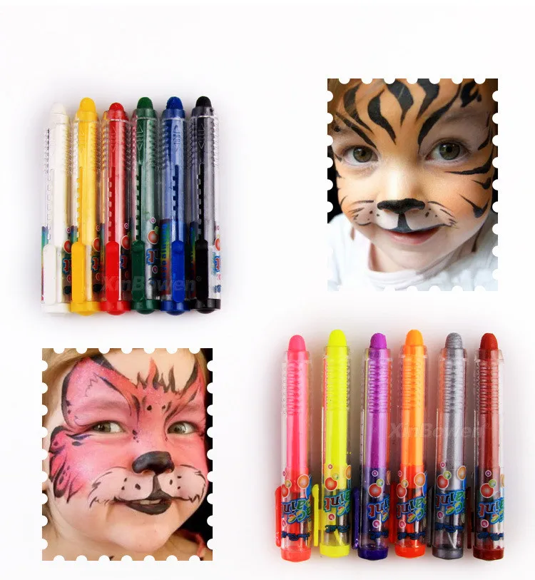 12 Colors Halloween DIY Children's Makeup Party Face Color Crayons Kit Body Paint Clown Halloween Devil Ghost Party Christmas
12 Colors Halloween DIY Children's Makeup Party Face Color Crayons Kit Body Paint Clown Halloween Devil Ghost Party Christmas