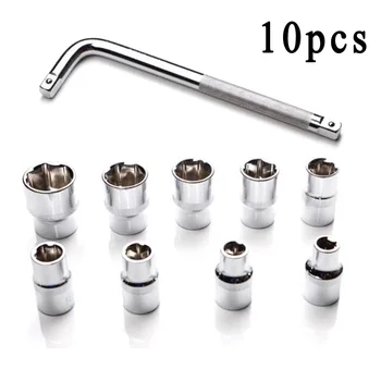 10 Pcs/set Universal Ratchet Socket Wrench Set Multi-tool Car Repair Spare Parts
10 Pcs/set Universal Ratchet Socket Wrench Set Multi-tool Car Repair Spare Parts